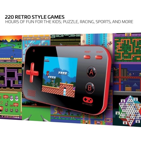 My Arcade Gamer V Portable - Handheld Gaming System - 220 Retro Style Games - Picture 4 of 7